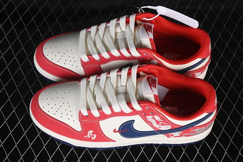 All categories Nk SB Dunk Series Nk SB Dunk Low High-end customized low-top sneakers Nike SB Dunk Low Good luck in the Year of the Horse High-end customized low-top casual sneakers JJ2508-602